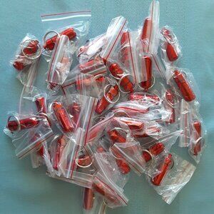 Fashion Jewelry Pill Holder Arts and Craft Parts Red